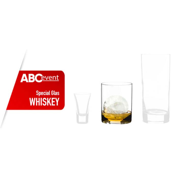 Whiskey glas ABCevent